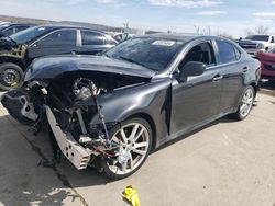 Vehiculos salvage en venta de Copart Grand Prairie, TX: 2007 Lexus IS 250