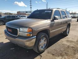 Salvage cars for sale from Copart Colorado Springs, CO: 2004 GMC Yukon