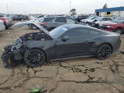 Salvage cars for sale at Woodhaven, MI auction: 2024 Ford Mustang GT