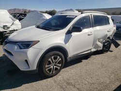 Salvage cars for sale at Las Vegas, NV auction: 2018 Toyota Rav4 LE