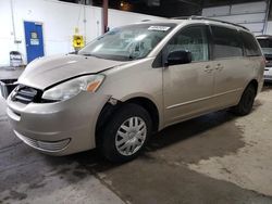 Toyota Sienna CE salvage cars for sale: 2005 Toyota Sienna CE