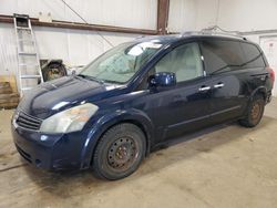 Nissan Quest S salvage cars for sale: 2007 Nissan Quest S