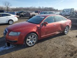Salvage cars for sale at Des Moines, IA auction: 2005 Audi A6 3.2 Quattro