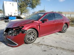 Salvage cars for sale at Orlando, FL auction: 2022 Toyota Camry XLE