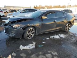 Salvage cars for sale at Pennsburg, PA auction: 2017 Nissan Maxima 3.5S