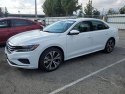 Salvage cars for sale from Copart Rancho Cucamonga, CA: 2021 Volkswagen Passat SE