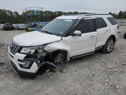 Salvage cars for sale at Florence, MS auction: 2016 Ford Explorer Limited