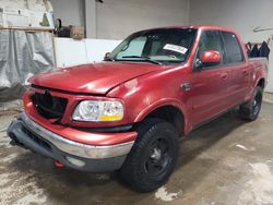 Ford salvage cars for sale: 2001 Ford F150 Supercrew