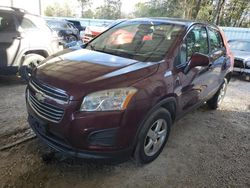 Salvage cars for sale at Midway, FL auction: 2016 Chevrolet Trax LS