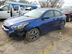 Salvage cars for sale from Copart Wichita, KS: 2020 KIA Forte FE