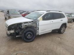 Salvage cars for sale at San Antonio, TX auction: 2017 Jeep Cherokee Sport