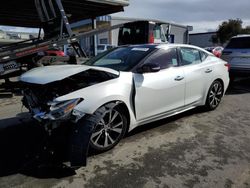 Salvage cars for sale from Copart Hayward, CA: 2017 Nissan Maxima 3.5S