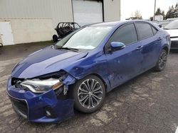 Salvage cars for sale at Woodburn, OR auction: 2016 Toyota Corolla L