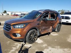 Salvage cars for sale from Copart Riverview, FL: 2017 Ford Escape Titanium