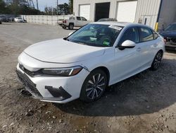 Salvage cars for sale at Savannah, GA auction: 2022 Honda Civic EX