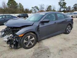 Salvage cars for sale from Copart Hampton, VA: 2020 Honda Civic LX