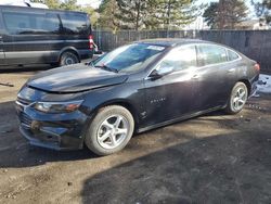 Salvage cars for sale from Copart Denver, CO: 2017 Chevrolet Malibu LS