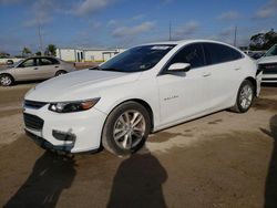 Chevrolet salvage cars for sale: 2018 Chevrolet Malibu LT