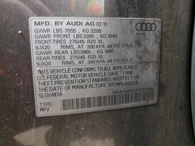 2015 Audi Q7 TDI Premium Plus