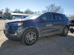 Salvage cars for sale at Wichita, KS auction: 2024 Ford Edge Titanium