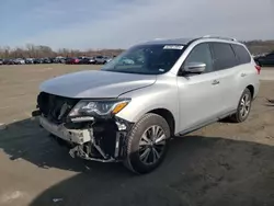 Salvage cars for sale at Cahokia Heights, IL auction: 2017 Nissan Pathfinder S