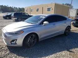 Salvage cars for sale from Copart Ellenwood, GA: 2019 Ford Fusion Titanium