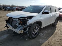 Toyota Highlander Vehiculos salvage en venta: 2019 Toyota Highlander SE