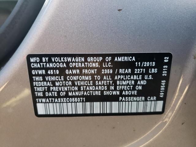 2014 Volkswagen Passat S