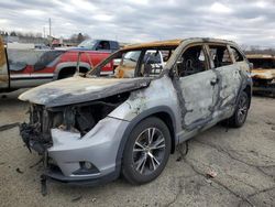 Toyota Highlander xle Vehiculos salvage en venta: 2016 Toyota Highlander XLE