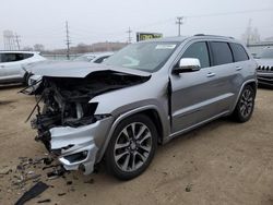 Salvage cars for sale from Copart Chicago Heights, IL: 2017 Jeep Grand Cherokee Overland