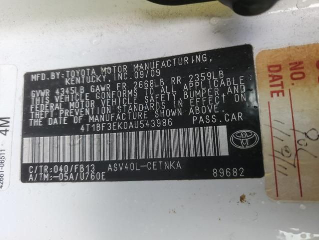 2010 Toyota Camry Base