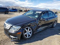 Mercedes-Benz c-Class salvage cars for sale: 2012 Mercedes-Benz C 300 4matic