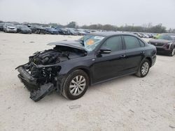 Salvage cars for sale at San Antonio, TX auction: 2014 Volkswagen Passat S