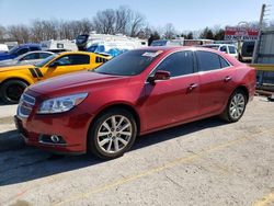 Chevrolet Malibu LTZ salvage cars for sale: 2013 Chevrolet Malibu LTZ