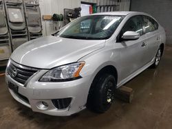 Nissan Sentra S Vehiculos salvage en venta: 2015 Nissan Sentra S