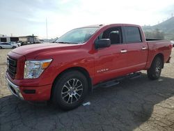 Salvage cars for sale at Colton, CA auction: 2021 Nissan Titan SV