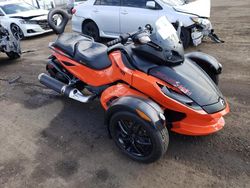 Salvage cars for sale from Copart New Britain, CT: 2012 Can-Am Spyder Roadster RS-S