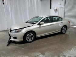 Salvage cars for sale from Copart Albany, NY: 2015 Honda Accord LX