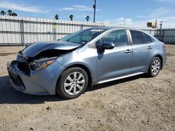 Salvage cars for sale from Copart Mercedes, TX: 2021 Toyota Corolla LE