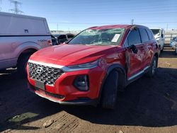 2020 Hyundai Santa FE SE en venta en Elgin, IL