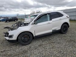 Carros salvage para piezas a la venta en subasta: 2018 Ford Edge Titanium