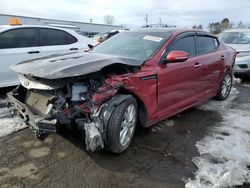 Salvage cars for sale at New Britain, CT auction: 2015 KIA Optima EX