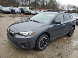 Salvage cars for sale at North Billerica, MA auction: 2021 Subaru Crosstrek