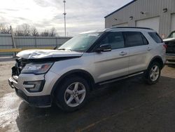 Salvage cars for sale from Copart Rogersville, MO: 2017 Ford Explorer XLT