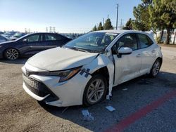 Salvage cars for sale from Copart Rancho Cucamonga, CA: 2019 Toyota Corolla SE