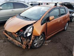 Salvage cars for sale at Elgin, IL auction: 2009 Honda FIT Sport