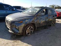 Salvage cars for sale from Copart Riverview, FL: 2022 Hyundai Tucson Limited