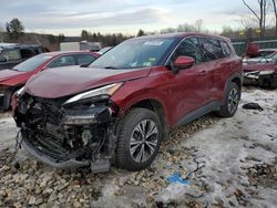 Salvage cars for sale at Candia, NH auction: 2021 Nissan Rogue SV