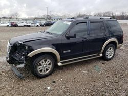 Ford Explorer salvage cars for sale: 2007 Ford Explorer Eddie Bauer