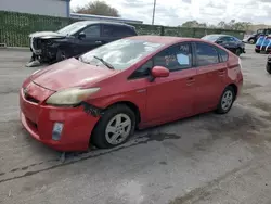 Salvage cars for sale from Copart Orlando, FL: 2010 Toyota Prius